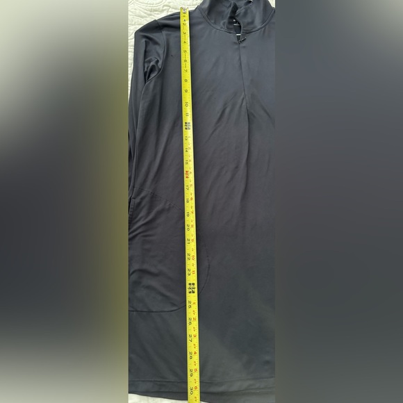 Lands End Medium Quarter Zip Long Sleeve Tunic Rash Guard Cover-up UPF 50, small - Picture 5 of 10